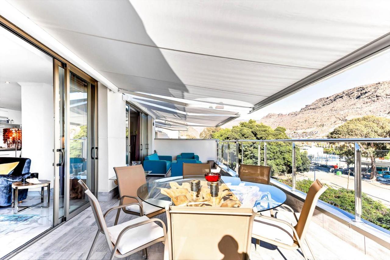Rivera Del Puerto Luxury Penthouse With Great Terrace And Sea View Puerto De Mogan Eksteriør bilde