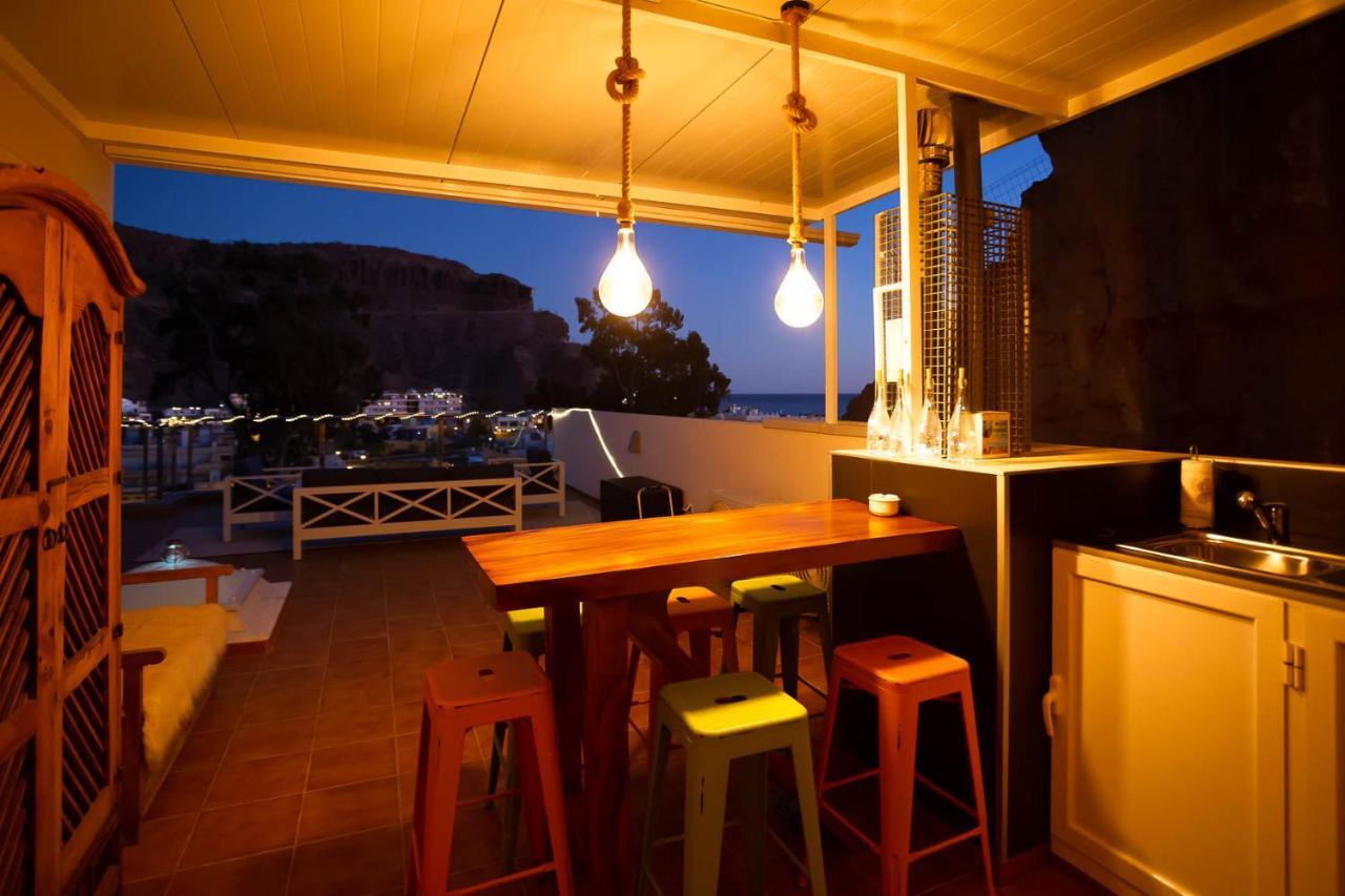 Rivera Del Puerto Luxury Penthouse With Great Terrace And Sea View Puerto De Mogan Eksteriør bilde