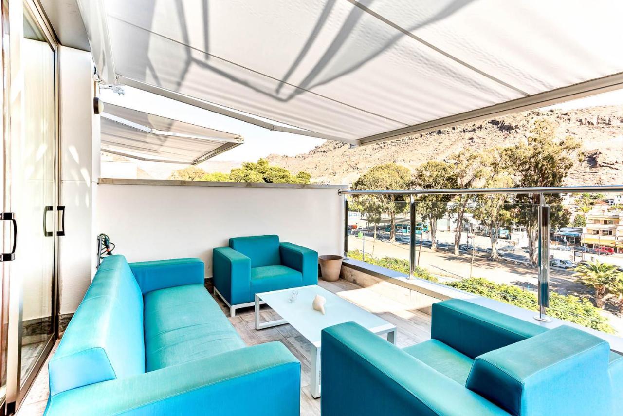 Rivera Del Puerto Luxury Penthouse With Great Terrace And Sea View Puerto De Mogan Eksteriør bilde